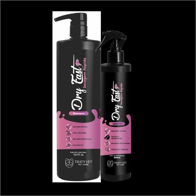 Dry Fast Shampoo 16,9 fl. oz. - Leave-in 10 fl. oz.